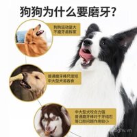 Snack cho chó McFoody, que nhai cho chó lớn, Golden Retriever, snack cho thú cưng, xương răng bằng da bò bền, 225g