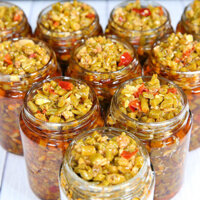 Snack Chuanwazi Thịt lợn băm Đậu Hà Lan Rau củ ngâm Phục vụ Thực phẩm Đậu chua Góc Trang trại Bibimbap Sốt mì hỗn hợp Rau ngâm Tân cũ