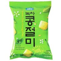 Snack Gạo Đậu Nành Bột Trà Xanh Hàn Quốc  60G / NEO) 녹차 콩절미 60G