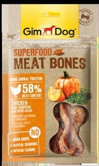 Snack GimDog thịt gà, bí đỏ, tảo Nori dành cho chó 70gr