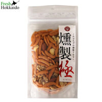Snack hạt dẻ cười, bánh gạo Kaki no tane mix nhiều loại hạt sấy khô dinh dưỡng Edoya - Túi 100g