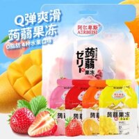 Snack Jelly Konjac Hương Trái Cây Các Loại 0 Chất Béo Gói Nhỏ