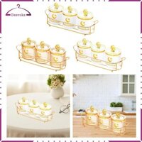 Snack Kẹo Lọ Trang Trí Đám Cưới Đa Năng Hộp Bảo Quản Thực Phẩm Chia Hạt Lọ Cho Phòng Ăn Đảng Gia Vị