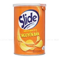 Snack Khoai Tây Chiên Slide Vị Nguyên Bản Hộp 65G