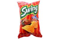 Snack khoai tây Orion Swing vị bò bít tết 80g