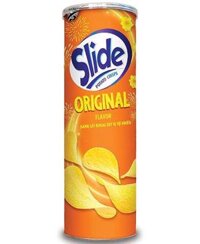 Snack Khoai Tây Slide Original Nguyên Bản Lon 90G