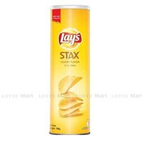 Snack Lay's Stax Vị Tự Nhiên Lon 150G
