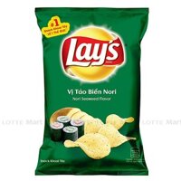 Snack Lay's Vị Tảo Biển Nori Gói 90g
