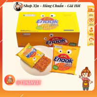 Snack mì ăn liền trẻ em Enaak Indonesia hộp 24 gói x 30gram, mì tôm trẻ em ăn liền