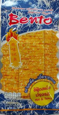 SNACK MỰC TẨM GIA VỊ CAY BENTO 24G