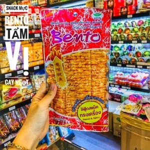 Snack mực tẩm gia vị cay ngọt Bento gói 24g