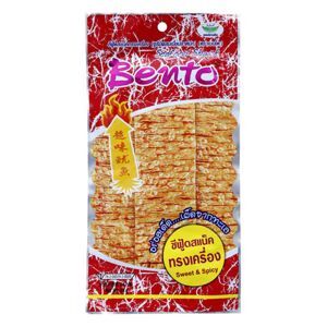 Snack mực tẩm gia vị cay ngọt Bento gói 24g