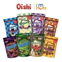 Snack Nhân Kem Pillows Và Sponge Oishi Đủ Vị Túi Zip