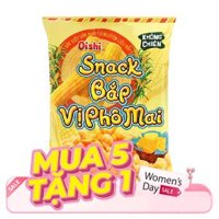 Snack Oishi Bắp Vị Phô Mai - Gói 32g
