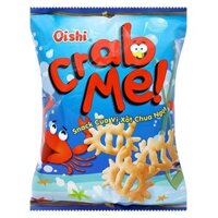 Snack Oishi Crab Me vị cua sốt chua ngọt gói 35g (từ 3 tuổi)