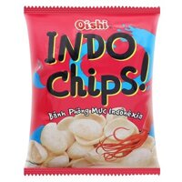 Snack Oishi Indo Chips vị bánh phồng mực gói 35g (từ 3 tuổi)