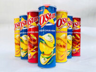 Snack O'Star Khoai Tây Miếng Vị Kem Chua Hành - Phô mai Cheddar - Thịt nướng BBQ