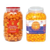 Snack Phô Mai Viên Size Jumbo Cheddar Cheese Ball No Brand ,  MM