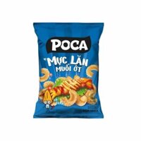 Snack Poca Vị Mực Lăn Muối Ớt Gói 60g: Cay Mặn Đậm Đà, Giòn Tan Khó Cưỡng