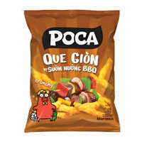 Snack que giòn vị sườn nướng BBQ Poca gói 30g