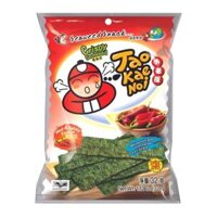 Snack Rong Biển Giòn Vị Cay, Crispy Seaweed, Hot & Spicy, 1.12 oz (32g) - TAO KAE NOI