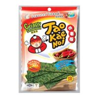 Snack Rong Biển Giòn Vị Cay, Crispy Seaweed, Hot & Spicy, 0.52 oz (15g) - TAO KAE NOI