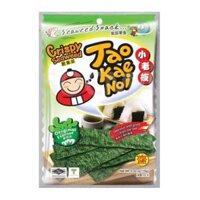 Snack Rong Biển Giòn Vị Nguyên Bản, Crispy Seaweed, Original, 0.52 oz (15g) - TAO KAE NOI