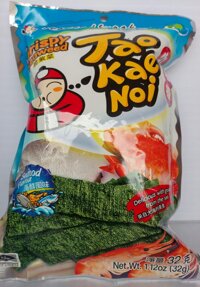 Snack Rong biển Thái Lan- TaoKaeNoi 32gram - Xanh dương vị hải sản