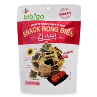 Snack Rong Biển Vị Kim Chi Bibigo Gói 25 G