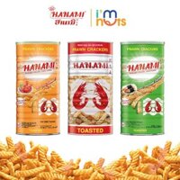 Snack Tôm Hanami Thái Lan Đủ Vị Hộp Thiếc 110g