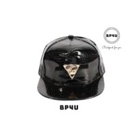 [Snapback] Nón Hater thời trang (đen bóng) - Hàng xách tay