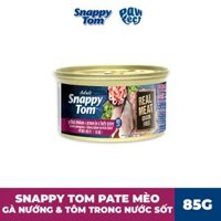 Snappy Tom Premium Gà nướng & tôm sốt gravy 85g
