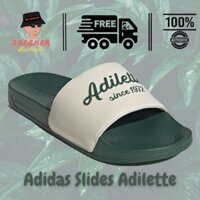 [SNEAKER AUTHENTIC- SHOP GIÀY CHÍNH HÃNG] ADIDAS SLIDES ADILETTE GREEN