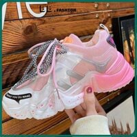 Sneaker nữ, giày nữ đẹp vảy sơn đế thiết kế thanh lịch mã 302A2