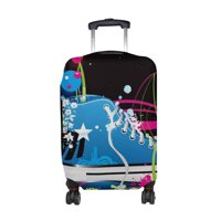Sneakers Shoes Patterns Bright Pattern Print Travel Luggage Protector Baggage Suitcase Cover Fits 18-21 Inch Luggage