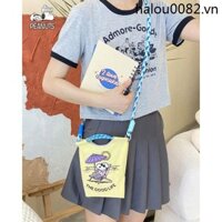 Snoopy SNOOPY Túi xách thêu dễ thương mini Dopamine Túi đựng điện thoại di động Ví đựng tiền xu Túi xách nữ