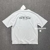 Snow PEAK x JOURNAL TIÊU CHUẨN Cổ Điển In 100% Cotton Cao Cấp Nam Nữ Thể Thao Ngắn Tay Áo Thun 23SS