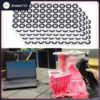 Snowa113 15 Tờ x 50pcs Điểm quét 3D 6 mm Đường kính bên trong 10 mm bên ngoài 1 mm Bên ngoài độ chính xác độ chính xác cao Dấu ấn dấu chấm