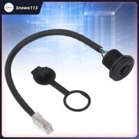 Snowa113 Chứng minh nước RJ45 Bảng ghép gắn kết 8 PIN IP67 Bảo vệ cáp mở rộng chống cháy cho sử dụng công nghiệp