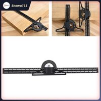 Snowa113 Phân phối thước đo 360 độ Xoay hình vuông 50cm Quy mô rõ ràng chức năng để vẽ và lập bản đồ