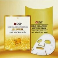 SNP Gold Collagen Ampoule Mask 10pcs set-Маска с золотом и коллагеном 10 штук 250ml
