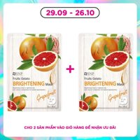 Snp Mặt Nạ Dưỡng Trắng Tinh Chất Bưởi Xay Đông Lạnh Snp Fruits Gelato Brightening Mask 25ml