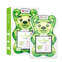 Snp Mặt Nạ Gấu Băng Dịu Mát Cho Da Nhạy Cảm Snp Ice Bear Cica Mask 33ml