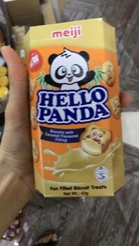SN.PC- Caramel Flavor Meiji Hello Panda 43g T4