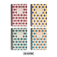 Sổ 20-047B5, Khổ B5, sổ lò xo đôi, dòng kẻ ngang, ĐL 100gsm, 200 trang