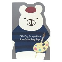 Sổ 455 Moshi Moshi - Mẫu 2 - Gấu Trắng