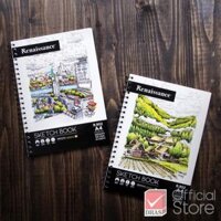 Sổ 50 giấy vẽ phác thảo Renaissance Sketchbook R-902 100G 50SH - A4