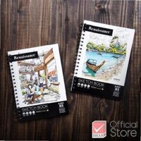 Sổ 50 giấy vẽ phác thảo Renaissance Sketchbook R-902 100G 50SH - B5