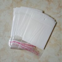 [Số 9] Bịch OPP màng sữa trắng nilong có keo dán mép và lỗ treo gói hàng tiện lợi - namimi