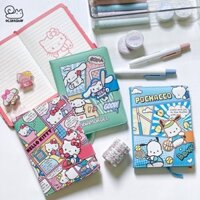 Sổ A5 bìa da Sanrio